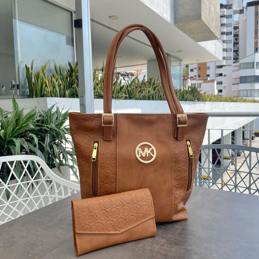 Bolso y Cartera de Piel MK